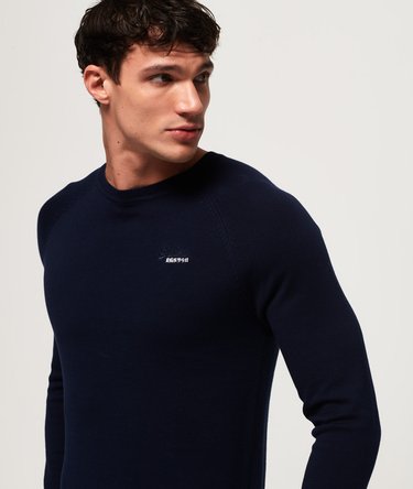 Orange Label Cotton Crew Neck Jumper Image 5