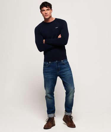 Orange Label Cotton Crew Neck Jumper Image 3