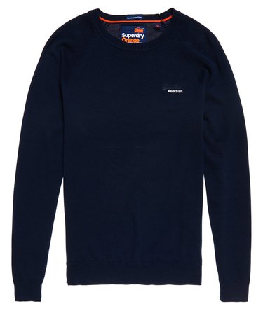 Orange Label Cotton Crew Neck Jumper Image 2