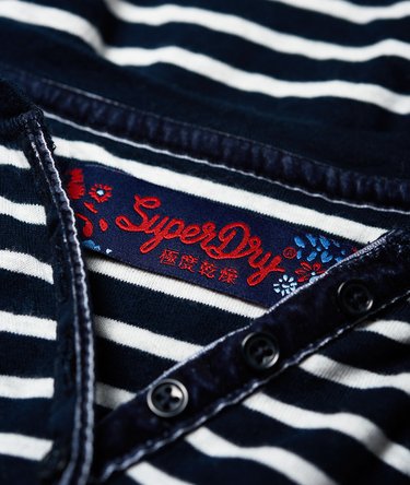 Stripe Grandad shirt Image 6