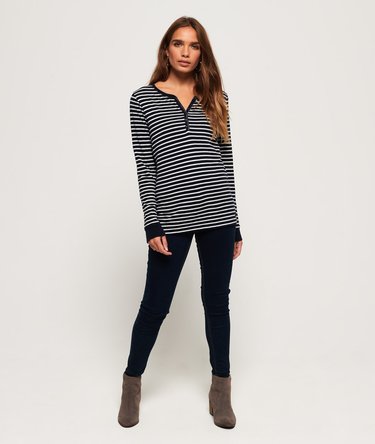 Stripe Grandad shirt Image 3