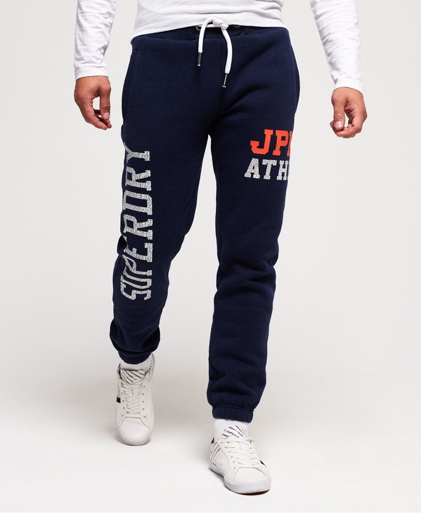 mens Track \u0026 Field Joggers in Montana Blue Grit | Superdry US