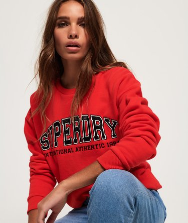 Urban Street Applique Crew Sweatshirt Image 3