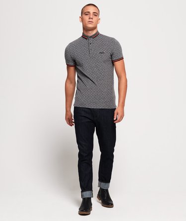 Durchgehend bedrucktes City Jacquard Polohemd Image 3