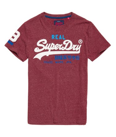 Camiseta Vintage con logo tricolor Image 1