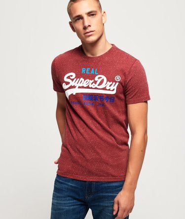 Camiseta Vintage con logo tricolor Image 2