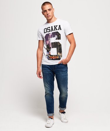 Osaka Photographic Emboss T-Shirt Image 3