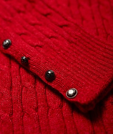 Croyde Roll Neck Cable Knit Jumper Image 8