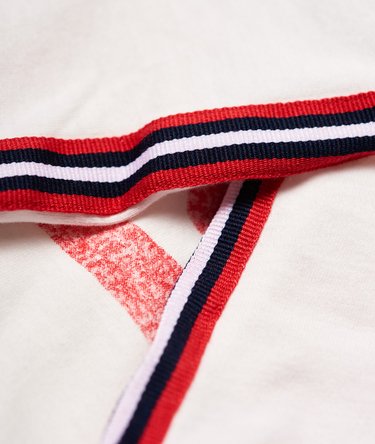 T-shirt Heritage Embroidery Ringer Boxy Image 7