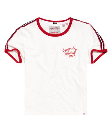 T-shirt Heritage Embroidery Ringer Boxy Image 2