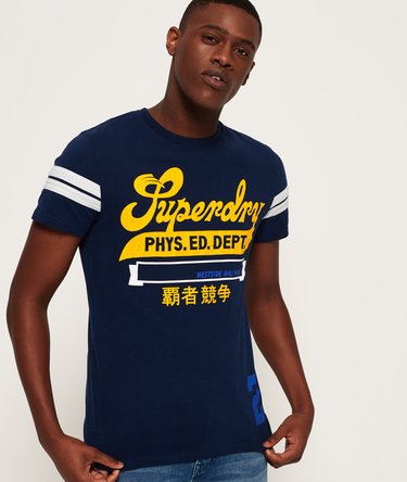 Pitch Field Retro T-Shirt Image 1