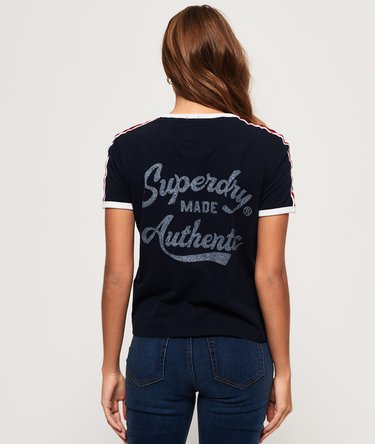 Heritage Embroidery Ringer Boxy T-shirt Image 4