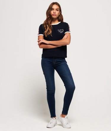 Heritage Embroidery Ringer Boxy T-shirt Image 3
