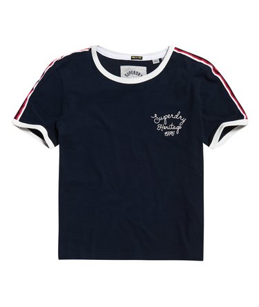 Heritage Embroidery Ringer Boxy T-shirt Image 2