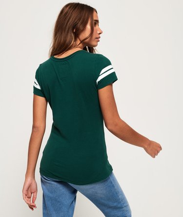 T-shirt Applique Vintage Logo Mock Image 4