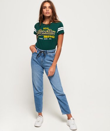 T-shirt Applique Vintage Logo Mock Image 3