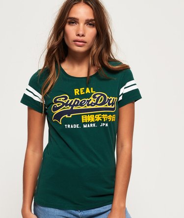 T-shirt Applique Vintage Logo Mock Image 5