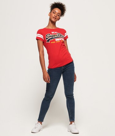 Vintage Logo Mock Applique T-Shirt Image 3