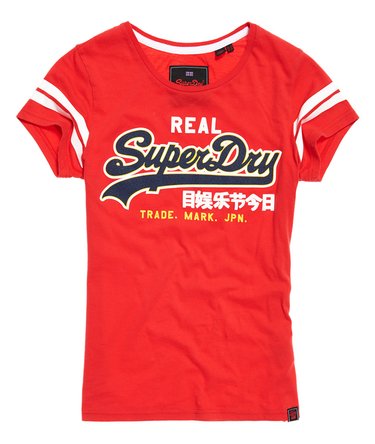 Vintage Logo Mock Applique T-Shirt Image 2