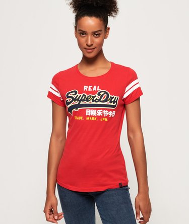 Vintage Logo Mock Applique T-Shirt Image 1