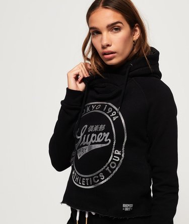 Ace Metallic Crop Hoodie Image 5