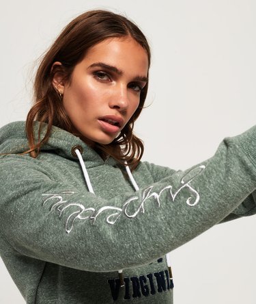 Aria Applique Borg Hoodie Image 5