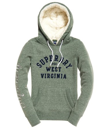 Aria Applique Borg Hoodie Image 2