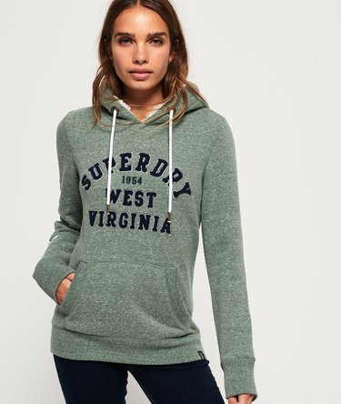 Aria Applique Borg Hoodie Image 1