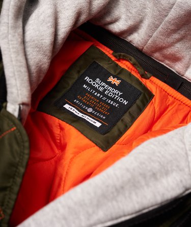 Patch Rookie Flight Bomber Jacket Image 6