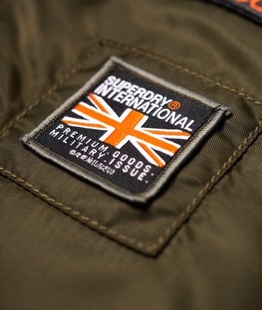 Patch Rookie Flight Bomber Jacket Image 8
