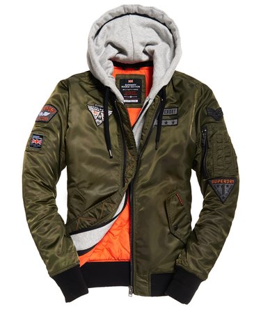 Patch Rookie Flight Bomber Jacket Image 2