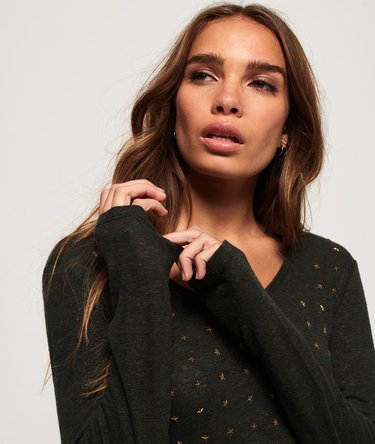 Halcyon Applique Long Sleeve Top Image 5