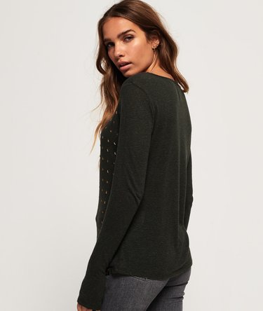 Halcyon Applique Long Sleeve Top Image 4