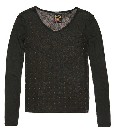 Halcyon Applique Long Sleeve Top Image 2