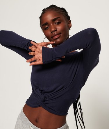 The Twist Hem Long Sleeve Top Image 5