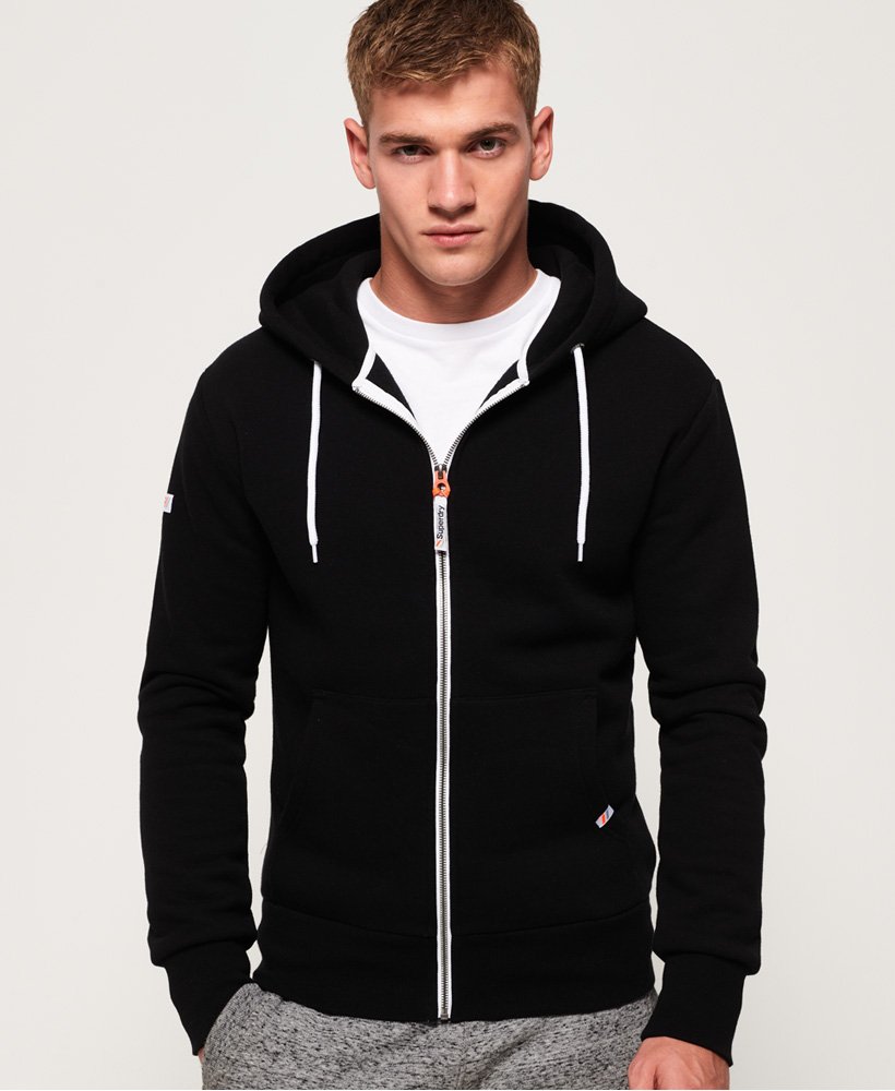 SUPERDRY★長袖 ジップアップ フード付 ジャケット パーカー★黒 upload9223368955665440089.jpg?