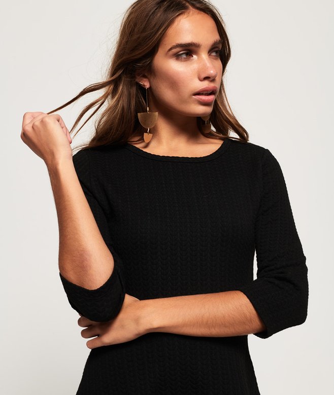 superdry skater dress Riley Textured Skater Dress