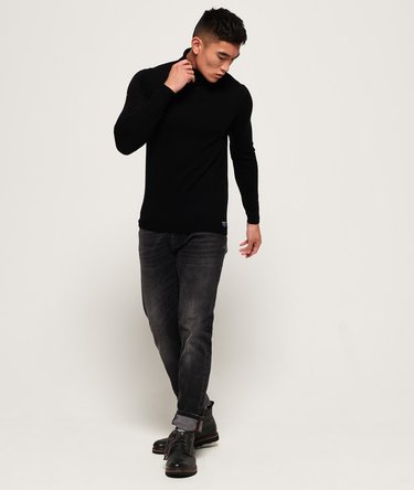 Merino Roll Neck Jumper Image 3