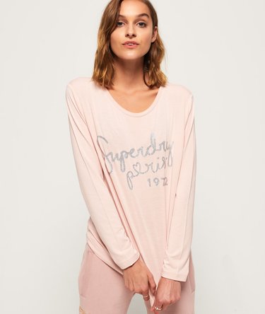 Cassie Long Sleeve Loungewear Top Image 1