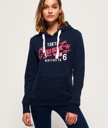 Heritage Flock Hoodie Image 1