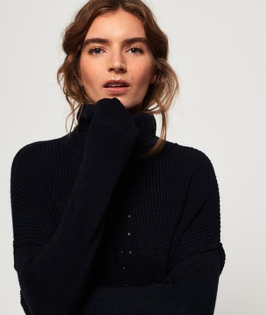 Maya Ribbed Poncho Image 5