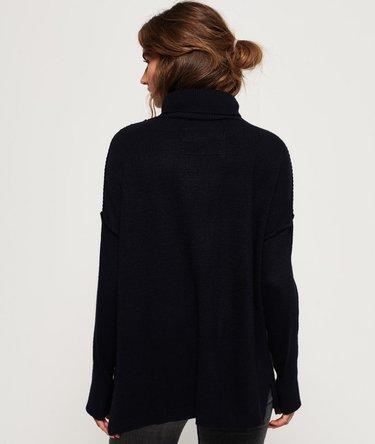 Maya Ribbed Poncho Image 4