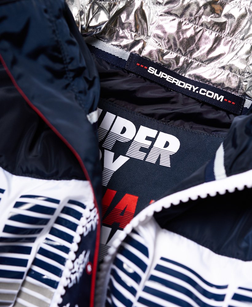 mens Japan Breakers Utility Jacket in NAVY/WHITE | Superdry