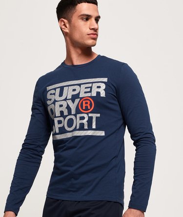 Core Langarm-T-Shirt mit Grafik Image 1