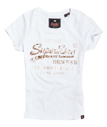 T-shirt molletonné à logo en relief Shirt Shop Image 2