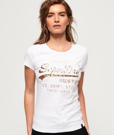T-shirt molletonné à logo en relief Shirt Shop Image 1