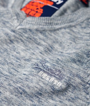 Orange Label Cotton Vee Neck Jumper Image 7