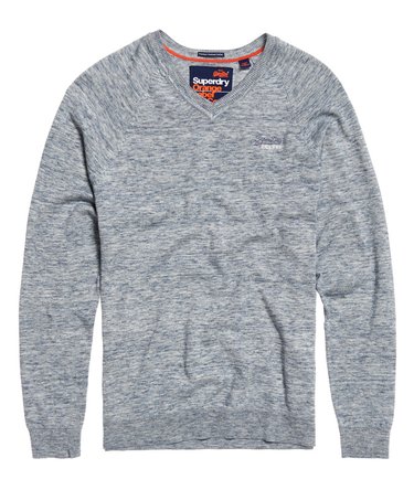 Orange Label Cotton Vee Neck Jumper Image 2