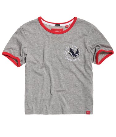 Eagle Champs Embroidery Ringer Boxy T-Shirt Image 2