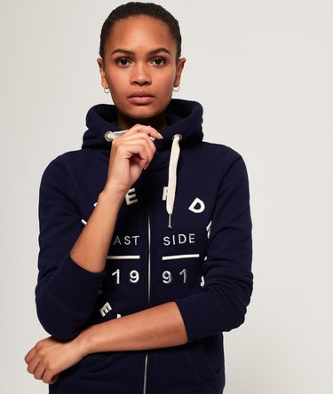 Applique Zip Hoodie Image 5